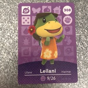 Leilani Animal Crossing Amiibo Card